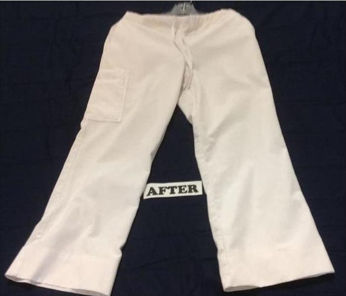 White pants clean of soot